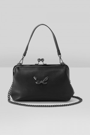 Killstar Charming Shroom Handbag Taschen Unisex Schwarz | SNF364192