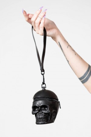 Killstar Grave Digger Coin Purse Taschen Unisex Schwarz | JVY914637