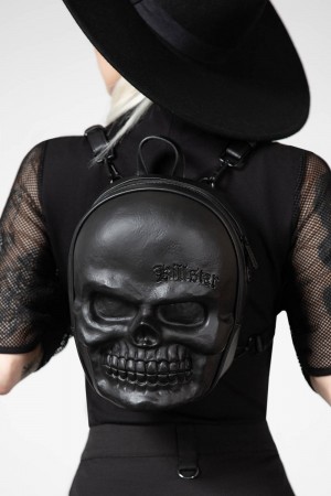 Killstar Grave Digger Mini Backpack Taschen Unisex Schwarz | NHY064953