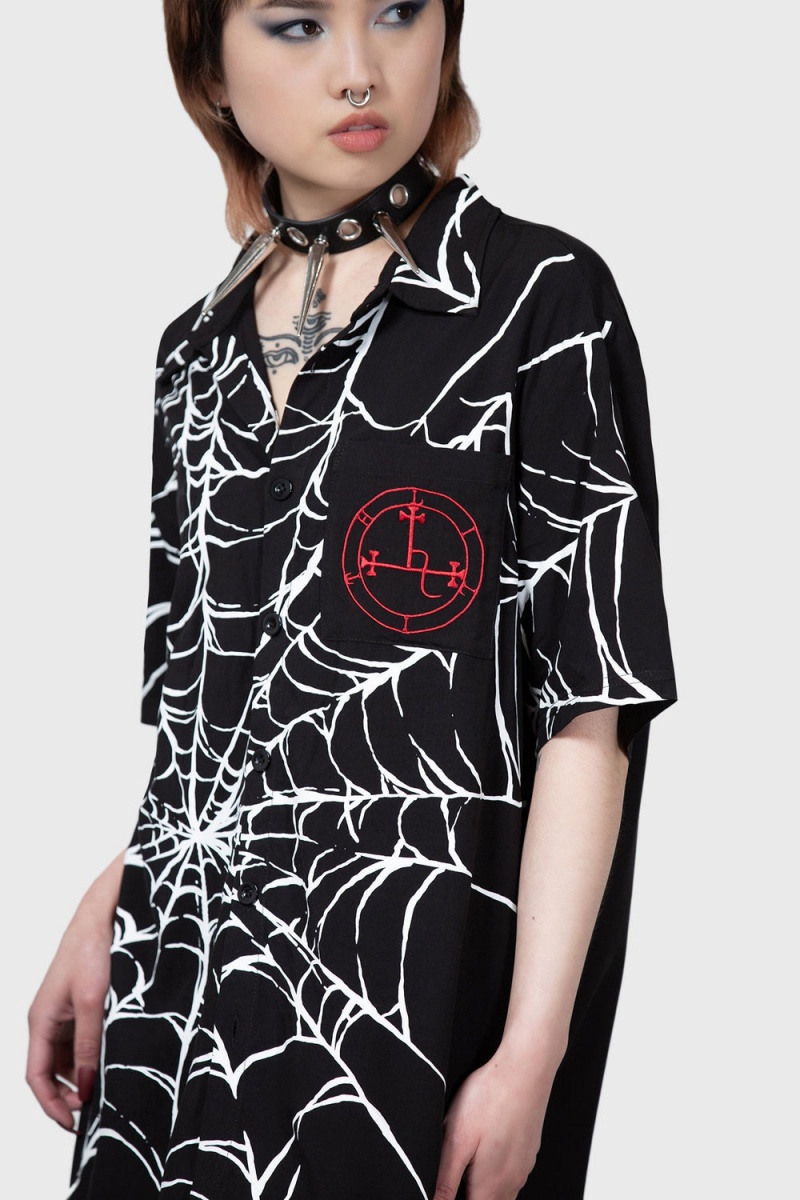 Killstar All Eternity Shirt Oberteile Damen Schwarz | XRN052483
