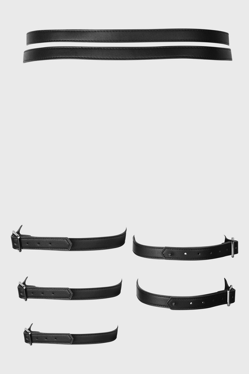 Killstar Carrion Harness Wearable Unisex Schwarz | YVE981035