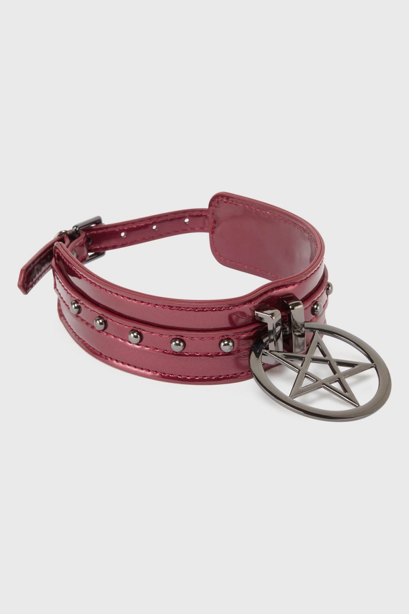 Killstar Chaos And Carnival Choker Schmuck Unisex Rot | ZGF410627