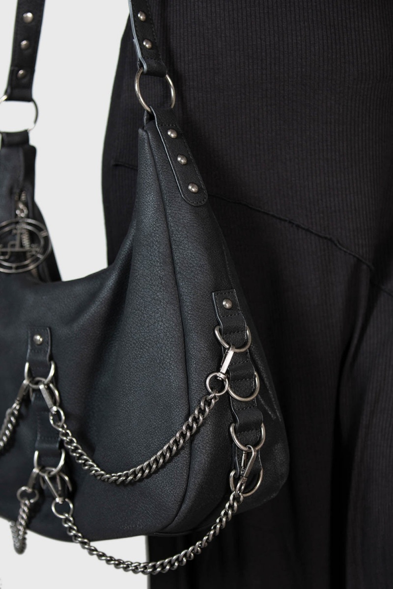 Killstar Fading Bag Taschen Unisex Schwarz | NUE160798