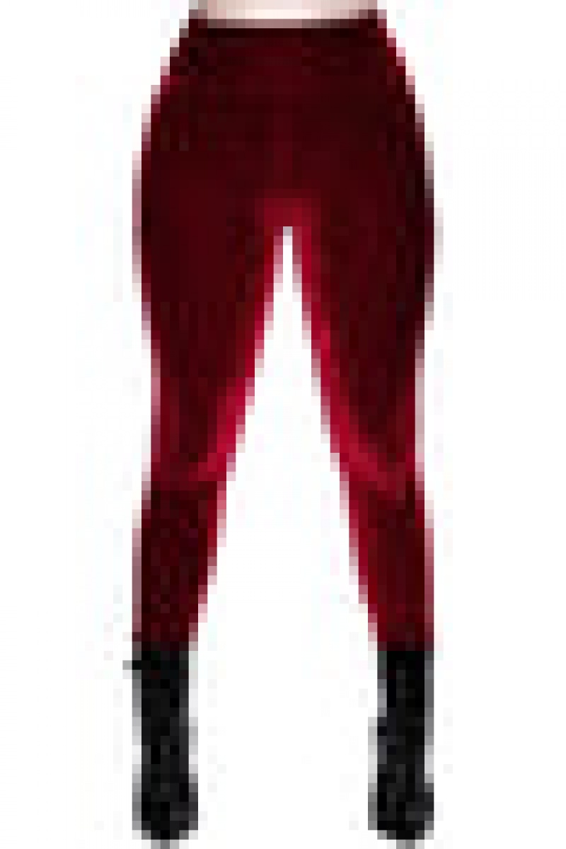Killstar Hematite Leggings [RUBY] Unterteile Damen Rot | HNI435107