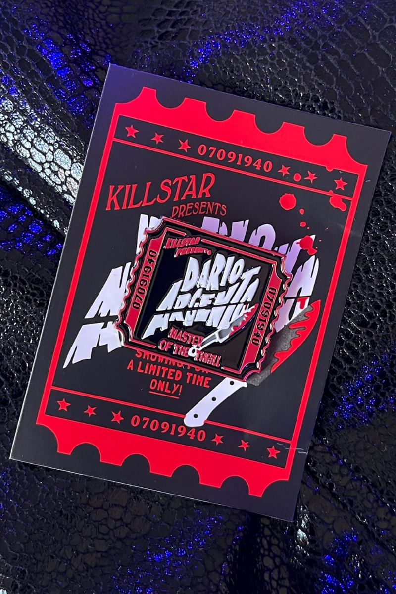 Killstar Master Of The Thrill Enamel Pin Wearable Unisex Schwarz | CAM415298