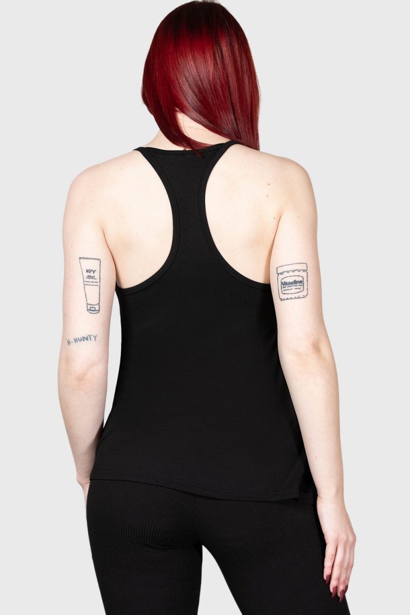 Killstar Occult Awakening Vest Oberteile Damen Schwarz | UJG508642