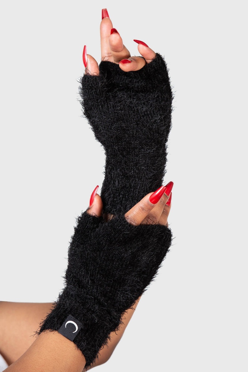 Killstar Shadow Gloves Wearable Unisex Schwarz | ZKG317892