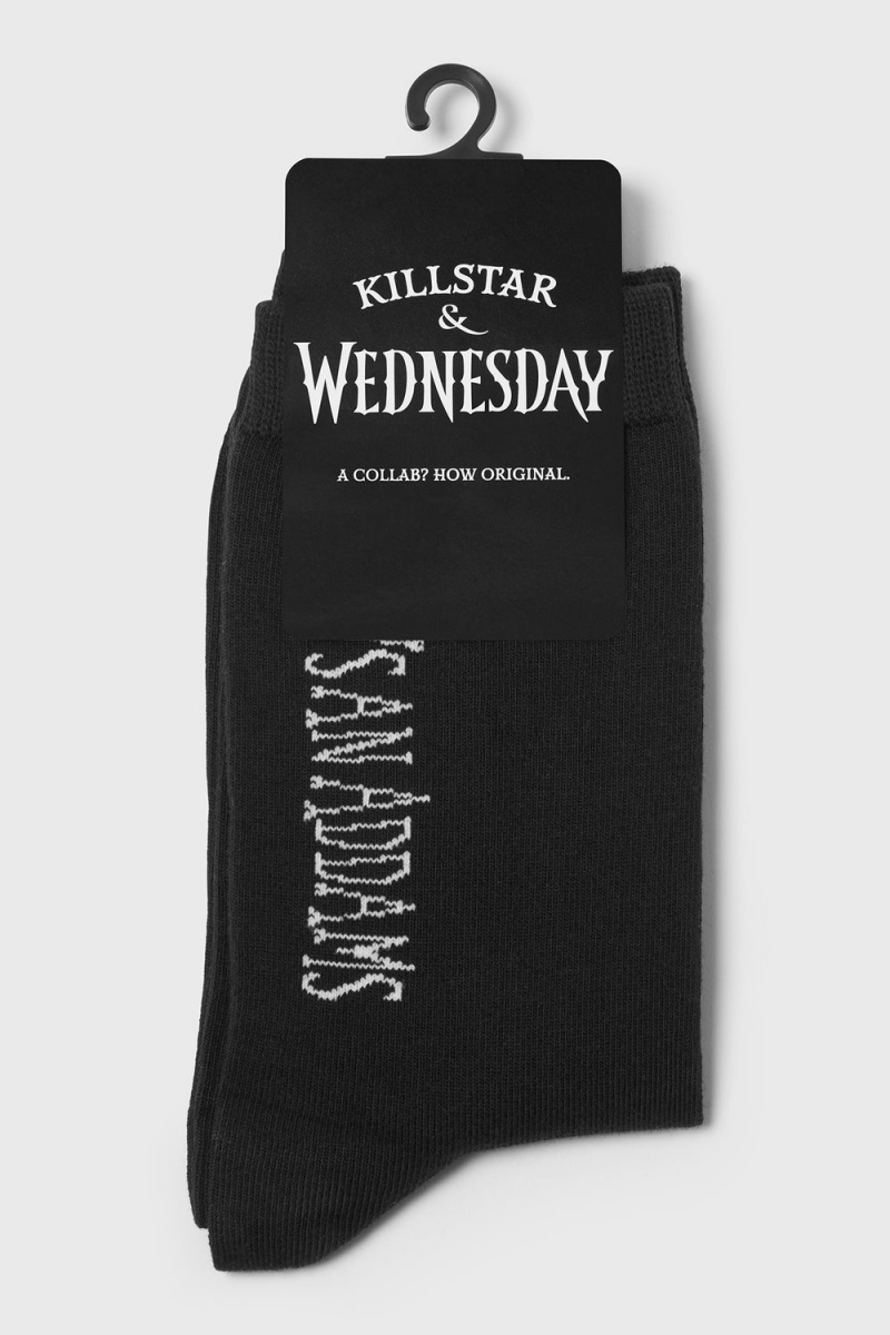 Killstar Sharpen Hatchets Ankle Socks Wearable Unisex Schwarz | JWN468320