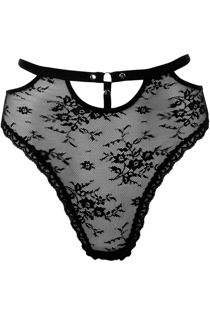 Killstar Sheer Evil Panty [B] Unterwäsche Damen Schwarz | XAI326581