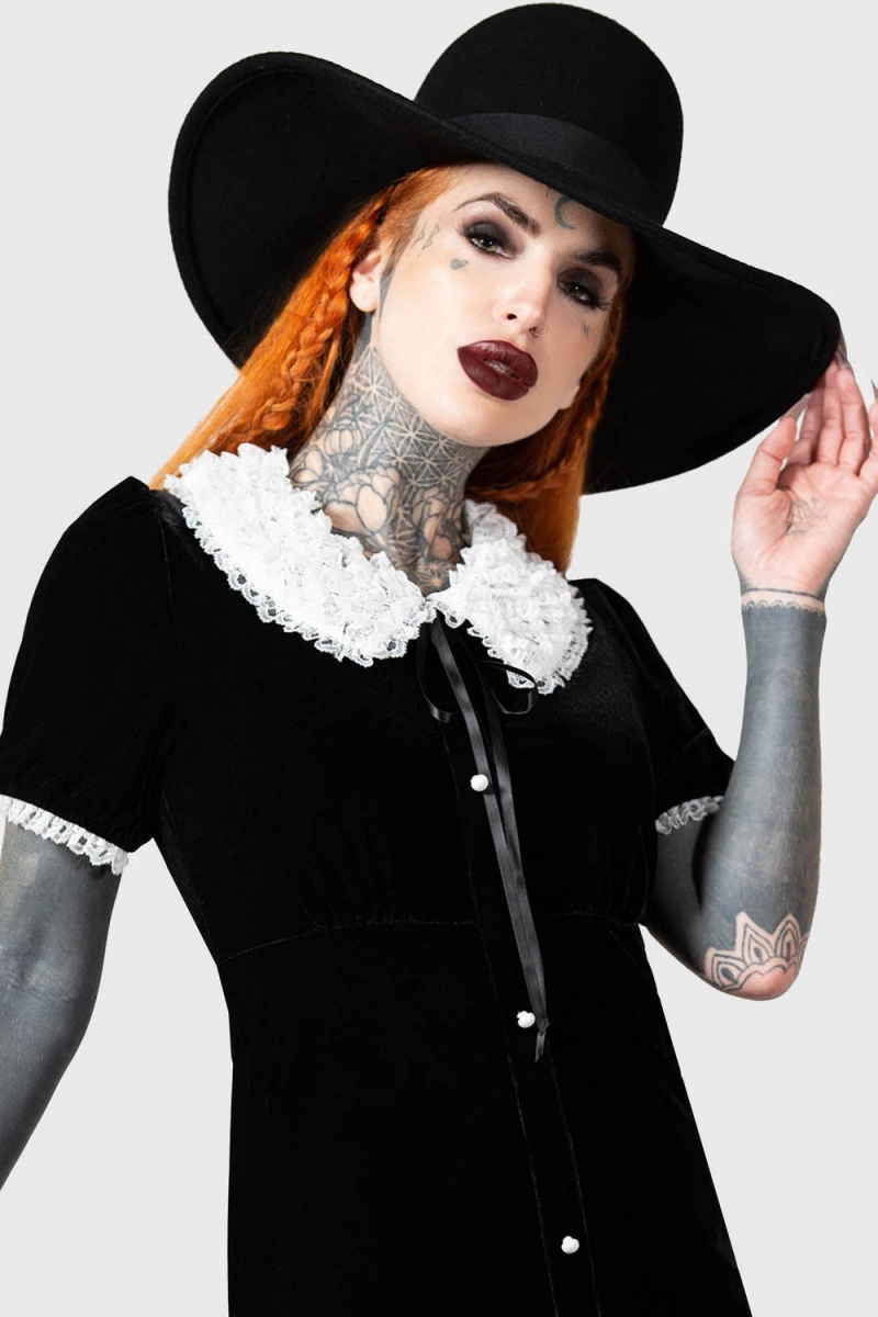 Killstar Trick N' Treat Kleider Kleid Damen Schwarz | KXN592346