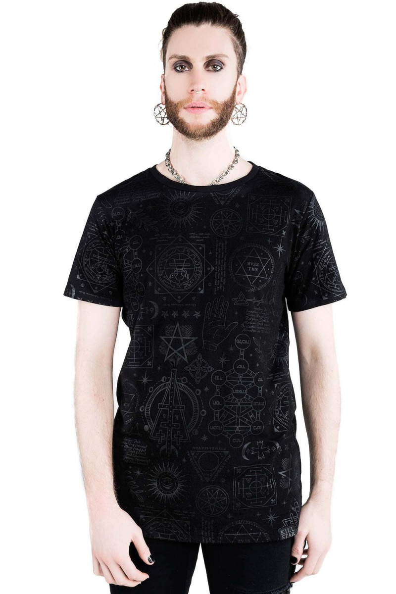 Killstar Unholy Sabbath T-Shirt Oberteile Damen Schwarz | ERX413076