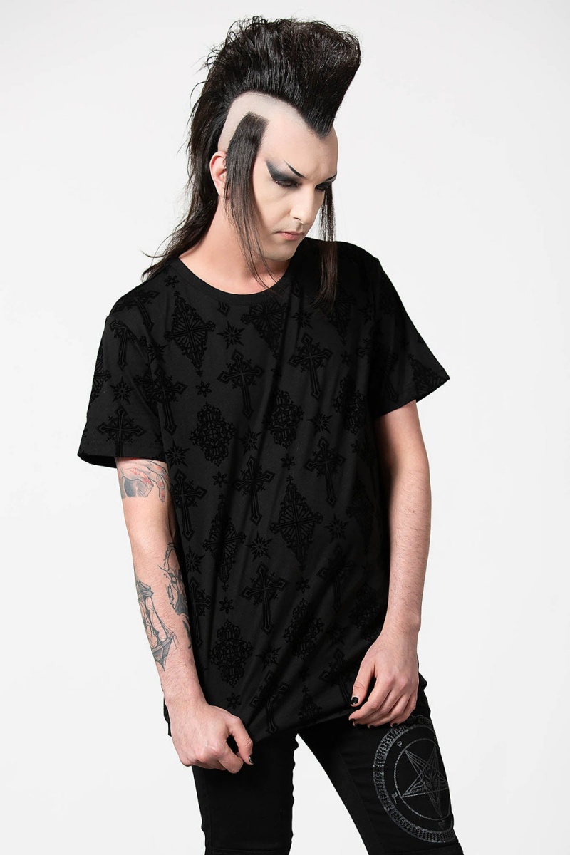 Killstar Unholy T-Shirt Oberteile Damen Schwarz | HSE398764