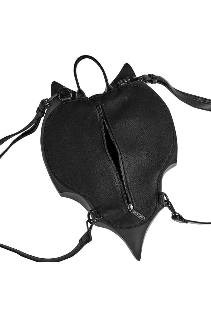 Killstar Vamped Up Backpack Taschen Unisex Schwarz | RQU825749