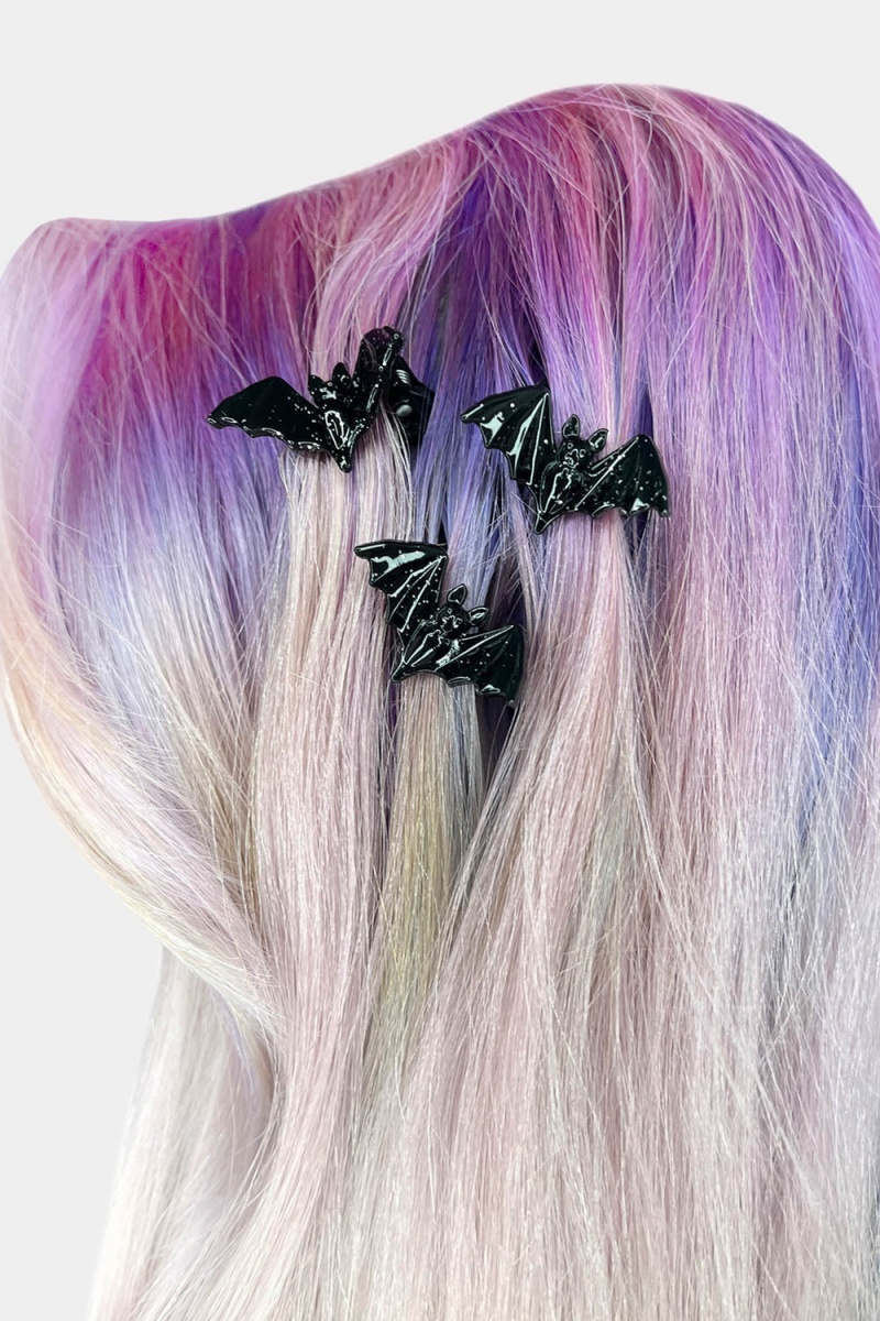 Killstar Wing It Hair Claws Schmuck Unisex Schwarz | BMN896537