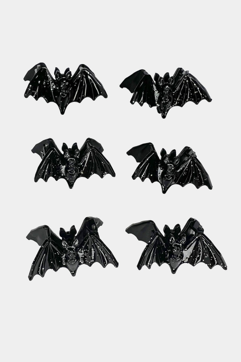 Killstar Wing It Hair Claws Schmuck Unisex Schwarz | BMN896537